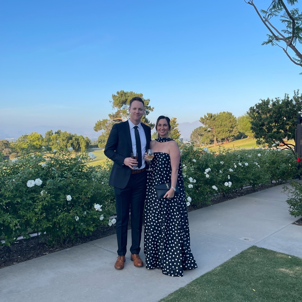 Show Me Your MuMu Black and White Polka Dot Maxi Dress